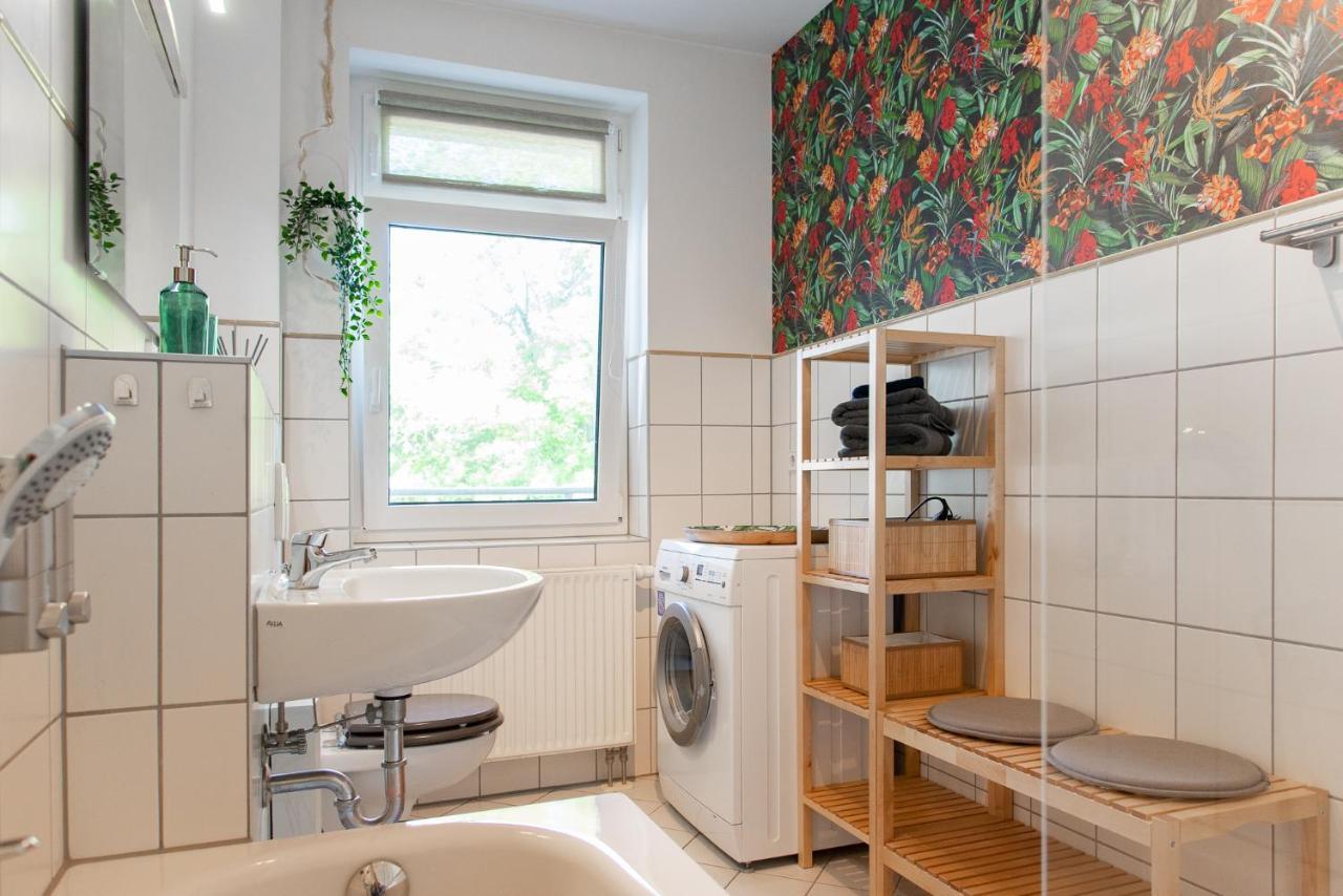 Stilvolles Apartment - Balkon, Netflix, Nespresso, Zentral, Messe Chemnitz Zewnętrze zdjęcie